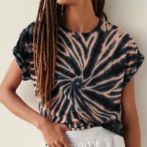 Nation LTD Spiral Tie-Dye Terrin Tee Shirt M